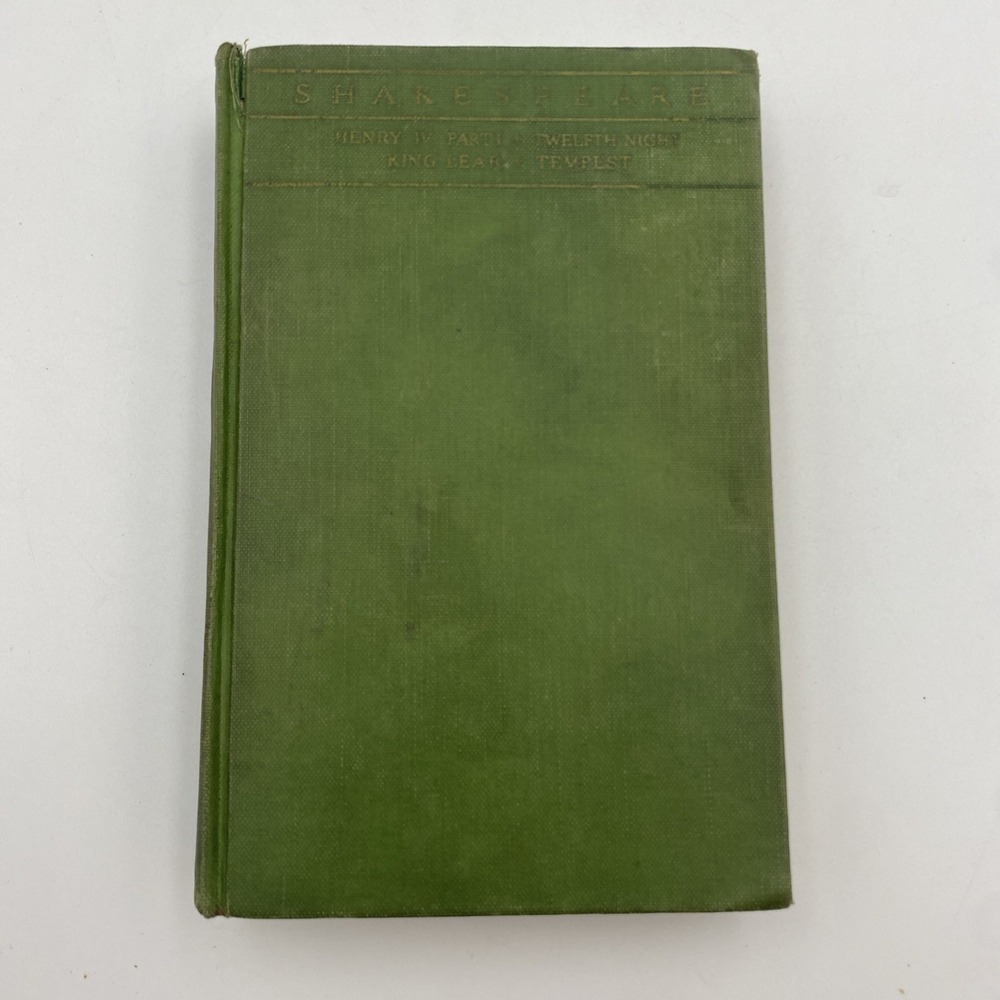 Shakespeare King Henry IV- Part I, 1929 by Thomas M.Parrott&Robert S.Telfer book
